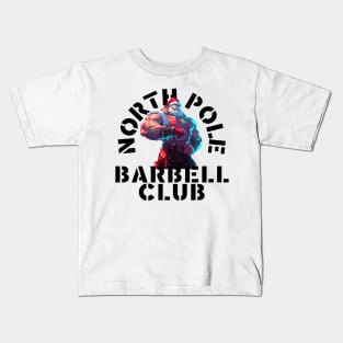 North Pole Barbell Club 3 Kids T-Shirt